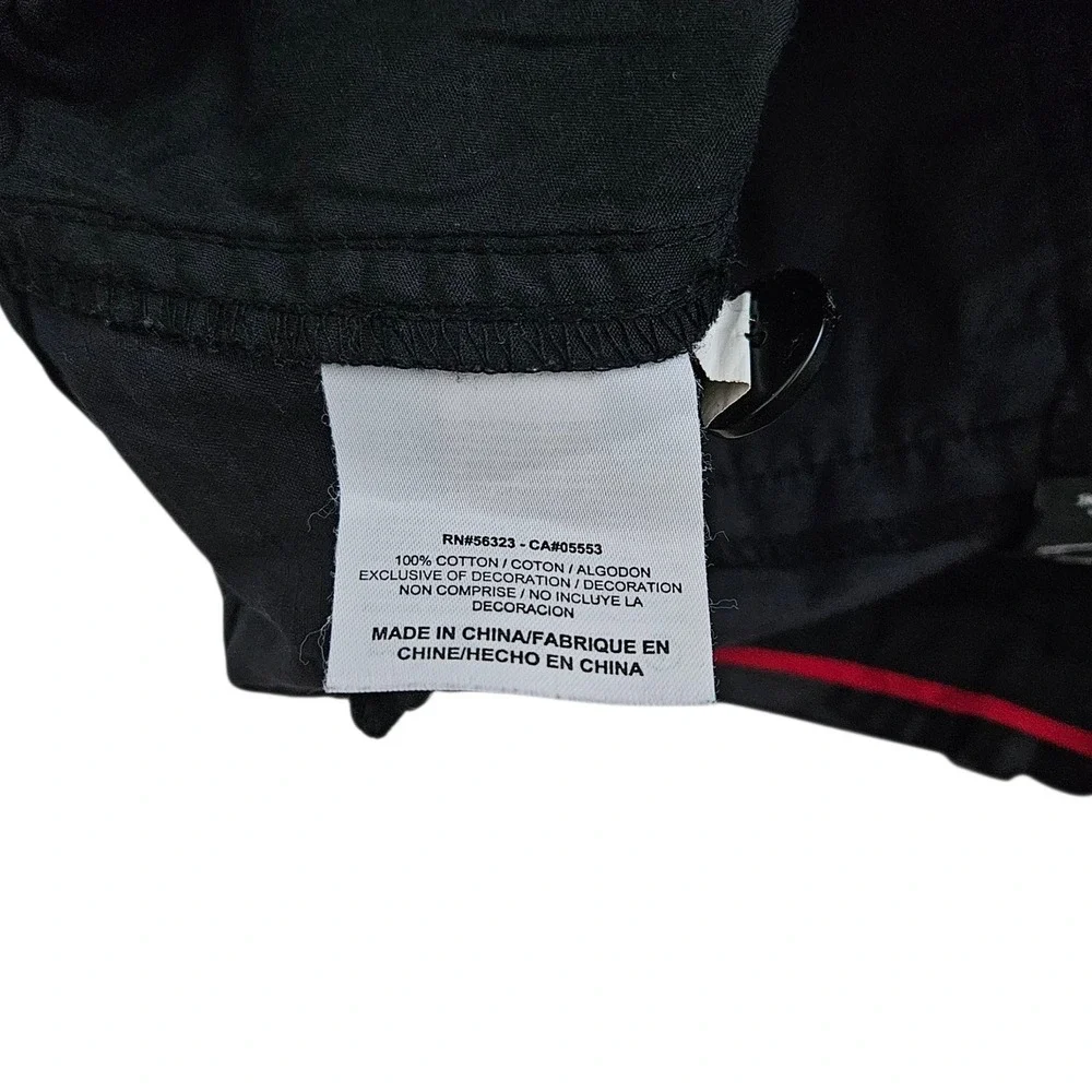 Nike Jordan Jumpman (Men's 30R) Black Graphic Print Cargo‎ Shorts Y2K Baggy